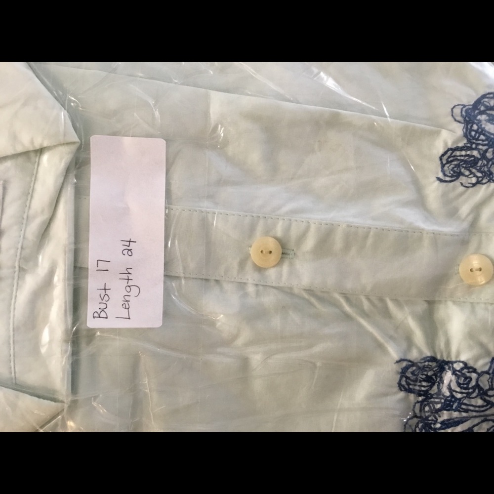 3J Workshop by Johnny Was Long Sleeve Embroidered Top S NWT - Picture 8 of 8